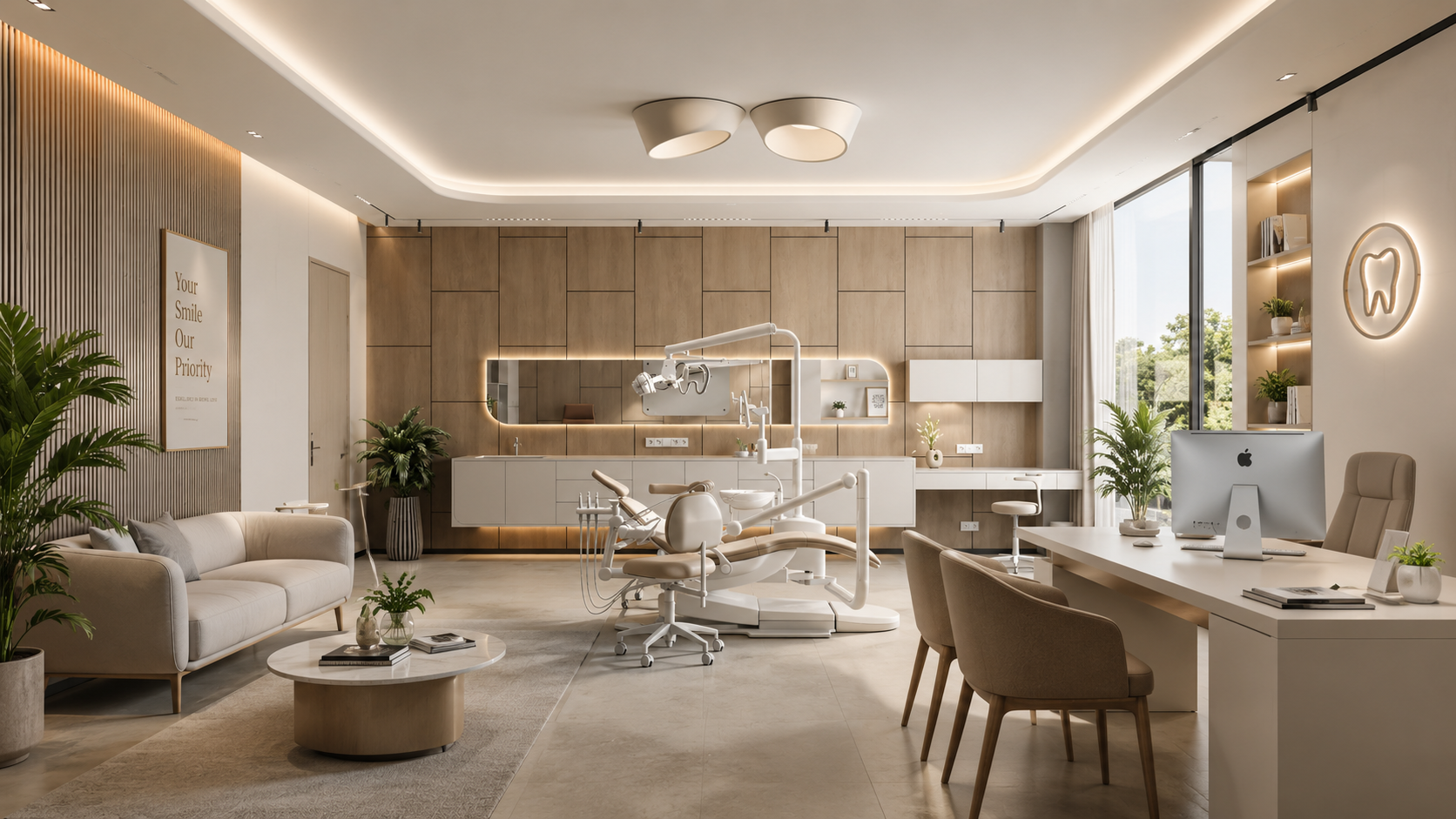 Al Wafer premium dental clinic setup